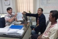 Penyerahan somasi kedua sekaligus yang terakhir kepada Bank Rakyat Indonesia (BRI) Kantor Cabang Pringsewu dan BRI Unit Wonosobo, Kabupaten Tanggamus.