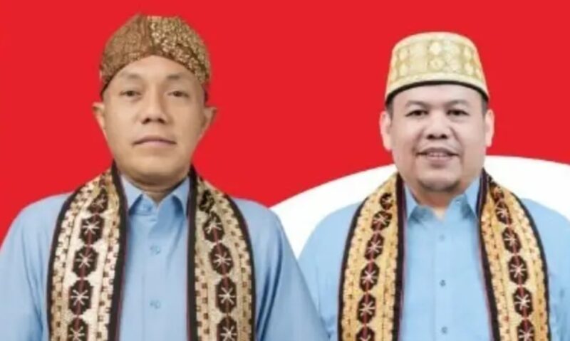 Pasangan Supriyanto – Suriansyah Rhalieb pada PSU Pesawaran, Selasa 24 Mei 2025.