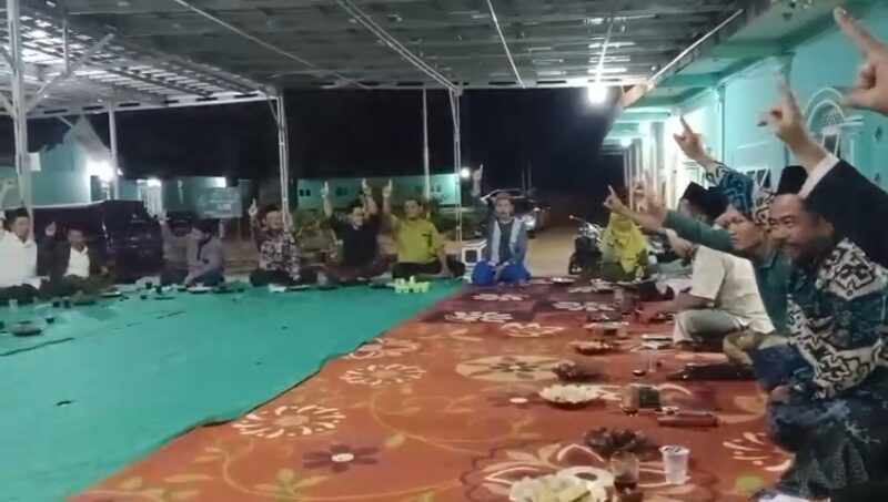 Suasan Pemilihan Ketua Yayasan Al Qodir Batu Tegi, Air Naningan, Tanggamus, Sabtu 3 Mei 2025 | Dok. Istimewa.
