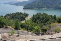 Pemandangan Waduk Batu Tegi saat Volume Air Penuh | 