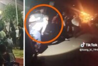Tangkapan Layar Detik-Detik Polisi Tangkap Pria Yang Membawa Pil Ekstasi saat Nonton Orgen Tunggal.