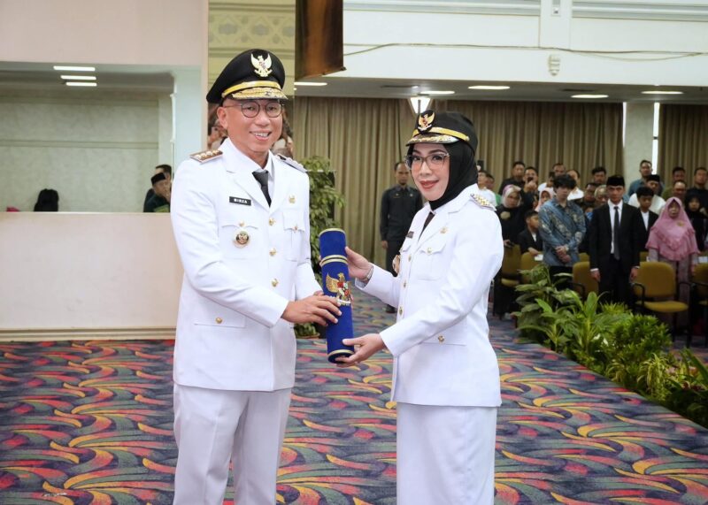 Ayu Asalasiyah setelah Dilantik Menjadi Bupati Way Kanan, Selasa 10 Juni 2025 |