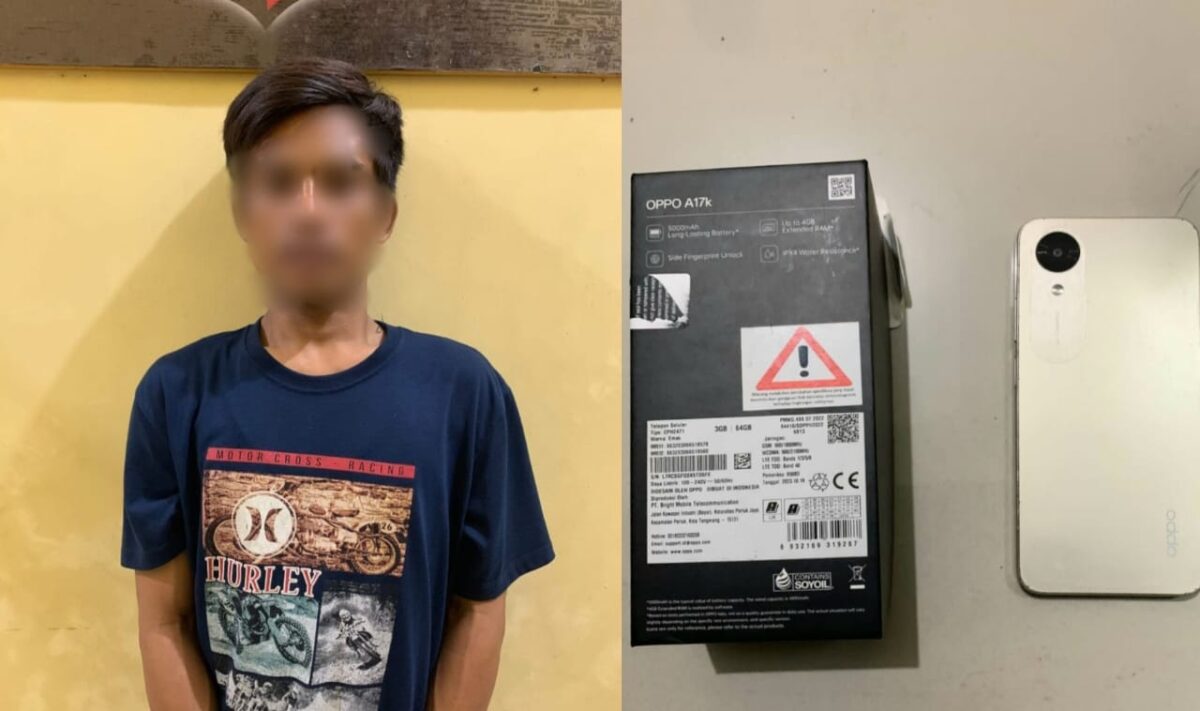 Kolase foto tersangka penadahan yang ditangkap polisi dan barang bukti yang diamankan, Minggu 1 Juni 2025 | Dok. Humas Polres Tanggamus.