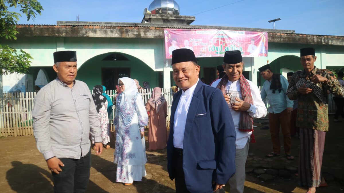 Wahup Lambar Mad Hasnurin usai melaksanakan sholat Idul Adha.