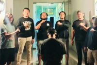 Tersangka RA setelah ditangkap Polres Tanggamus | Dok. Humas Polres Tanggamus.