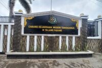 Kantor Cabang Kejaksaan Negeri Tanggamus di Talang Padang.
(Davit/Prioritastv.com)

