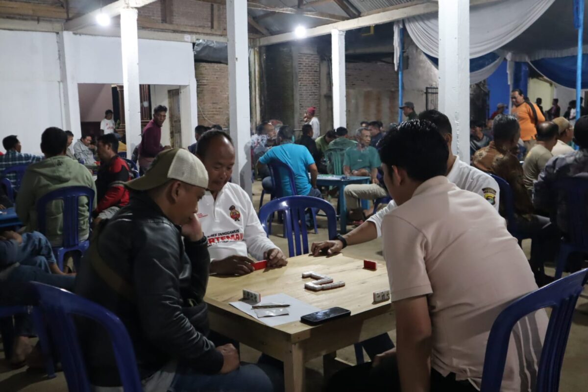 Pelaksanaan Turnamen Gaple Kapolres Tanggamus bekerjasama dengan GRANAT Tanggamus, Jumat 20 Juni 2025, malam | Asrul Ariski/Media Prioritastv.com.