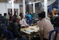 Pelaksanaan Turnamen Gaple Kapolres Tanggamus bekerjasama dengan GRANAT Tanggamus, Jumat 20 Juni 2025, malam | Asrul Ariski/Media Prioritastv.com.