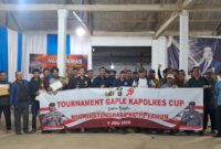 Foto bersama para juara usai penutupan dan penyerahan hadiah di kediaman Ketua GRANAT Tanggamus di Pekon Tekad, Pulau Panggung, Minggu 22 Juni 2025 | Asrul Ariski/Media Prioritastv.com.