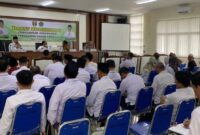 Rapat koordinasi dalam rencana pemulangan jamaah haji Tanggamus di Aula Pusat Layanan Haji Terpadu Kemenang Tanggamus, Senin 23 Juni 2025 | Herdi/Media Prioritastv.com.