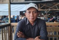 Ketua panitia kegiatan Ruatan Laut Teluk Semaka, Rohani Sanusi saat memberikan keterangan pers, Rabu 25 Juni 2025 | Herdi/Media Prioritastv.com.