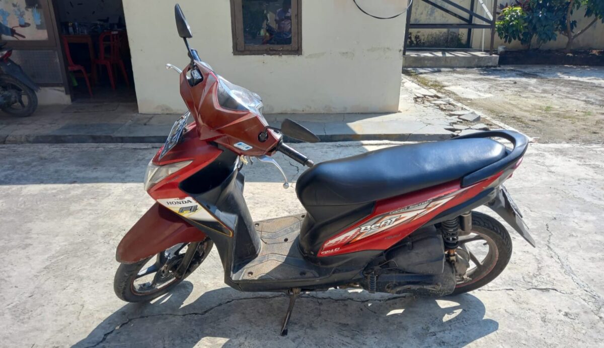Sepeda motor milik korban yang sempat dicuri pelaku Riski Pratama | Dok. Humas Polres Tanggamus.
