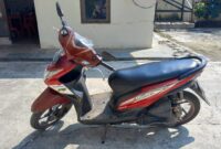 Sepeda motor milik korban yang sempat dicuri pelaku Riski Pratama | Dok. Humas Polres Tanggamus.