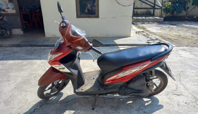 
					Sepeda motor milik korban yang sempat dicuri pelaku Riski Pratama | Dok. Humas Polres Tanggamus.
