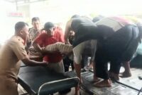 Jenazah korban saat dievakuasi ke Puskesmas, Semaka, Senin 30 Juni 2025 | Ist.