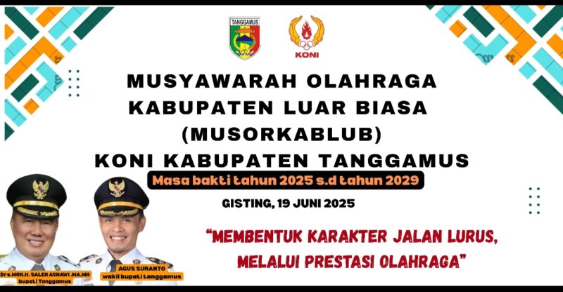Flyer Musorkablub KONI Tanggamus.