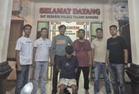 Tersangka setelah ditangkap Polres Tulang Bawang |