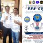 Kolase foto saat Kepala BNN Provinsi Lampung bersama Ketua Granat Tanggamus serta flyer Turnamen Sepakbola BNN Cup Jilid III |