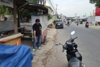Lokasi kejadian pembegalan seorang penjual kue di Jalan RA Basyid, Tanjung Senang, Bandar Lampung | Ist.