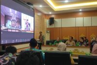 Rapat penilaian aksi konvergensi percepatan penurunan stunting Provinsi Lampung tahun 2025 secara daring di Pemkab Tanggamus, Kamis 3 Juli 2025, sore | Dok. Pemkab Tanggamus.