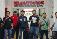 Tersangka Begal mengaku memerkosa anak SMP yang ditangkap polisi, Jumat 4 Juli 2025 | Dok. Humas Polres Tulang Bawang.