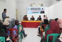 Anggota DPRD Kabupaten Tanggamus, H. Tahang saat melaksanakan reses di Aula Kelurahan Kuripan, Kota Agung, Selasa 8 Juli 2025 | Herdi/Media Prioritastv.com.