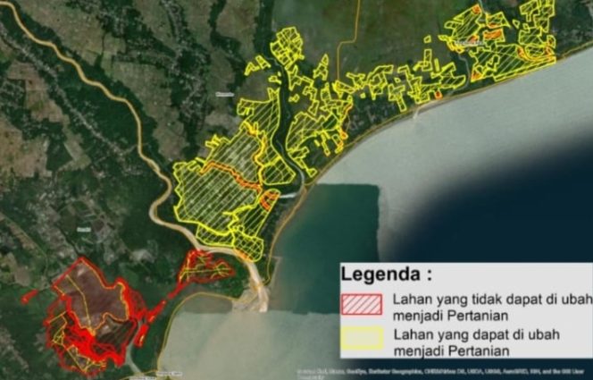 
 Area Tanah Cadangan Umum Negara Eks PT INF di Kabupaten Tanggamus | Ist.