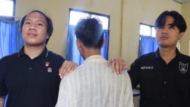 Tersangka utama MR alis Pemas yang berhasil dibekuk polisi, Senin 7 Juli 2025 | Dok. Humas Polres Tanggamus.