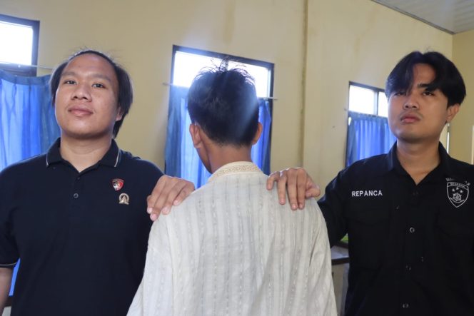 
 Tersangka utama MR alis Pemas yang berhasil dibekuk polisi, Senin 7 Juli 2025 | Dok. Humas Polres Tanggamus.
