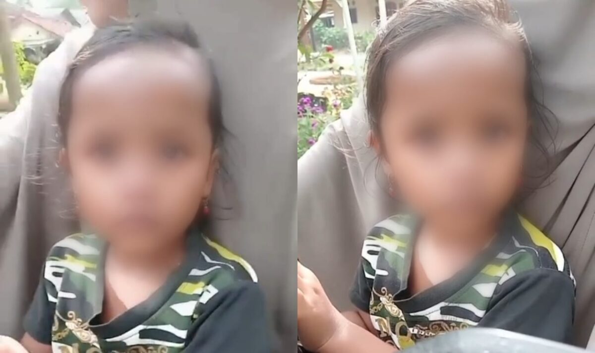 Kolase foto anak yang ditemukan di pinggir jalan raya Kampung Baru, dekat Unila, Kedaton, Bandar Lampung, Senin 14 Juli 2025 | Dok. Tangkapan Layar Video.