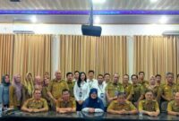 Para pejabat Pemkab dan BPS saat foto bersama usai meluncurkan Inovasi SIEDUTA, Selasa 15 Juli 2025 |