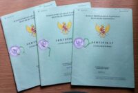 Ilustrasi Sertifikat Hak Milik di Kawasan TNBBS, Lampung Barat |