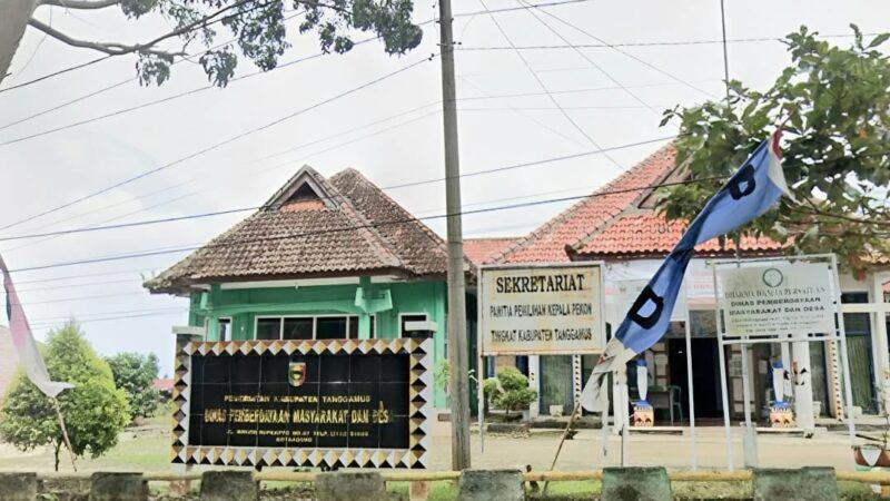 Foto kantor Dinas Pemberdayaan Masyarakat dan Desa Pemkab Tanggamus | Herdi/Media Prioritastv.com.