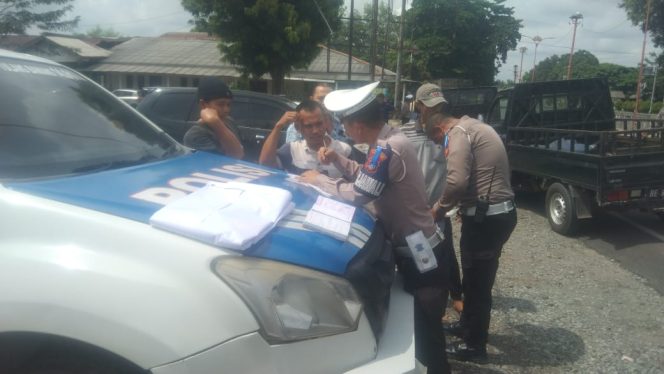 
 Hari Pertama Operasi Patuh Krakatau 2025, Polres Tulang Bawang Tilang 30 Pelanggar