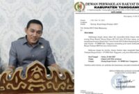 Ketua Komisi IV DPRD Tanggamus, Romzi Edy, menyampaikan hasil RDP dan surat undangan DPRD ke RSUD Batin Mangunang |