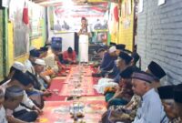 Nuril Asikin Ketua LSM TRINUSA DPC Kabupaten Tanggamus saat Memberikan Sambutan. 