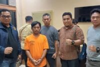 Terduga pelaku pembunuhan pegawai koperasi di Natar Lampung Selatan yang diamankan polisi | Ist.