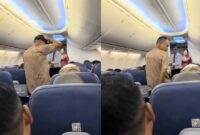 Pelaku yang teriak menantang aparat dan mengatakan di pesawat ada  bom, Sabtu 2 Agustus 2025, malam | Ist.