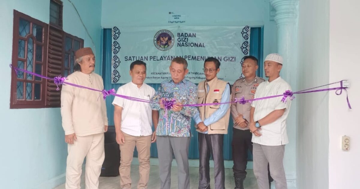 Peresmian SPPG Banjar Agung Udik, Pugung, Tanggamus, Minggu 3 Agustus 2025 | Dok. Humas Polres Tanggamus.