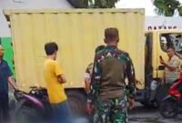 Kondisi usai korban mengalami kecelakaan sebelum dievakuasi ke rumah sakit, Senin 4 Agustus 2025 | Ist.