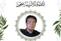 Flyer meninggalnya Sekretaris Dinas Sosial Tanggamus, Usman, Jumat 8 Agustus 2025 | Ist.