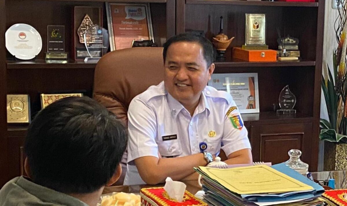Kepala Dinas Pendidikan dan Kebudayaan Provinsi Lampung, Thomas Amrico | Putra/Media Prioritastv.com.