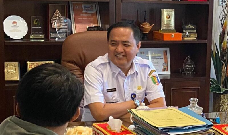 Kepala Dinas Pendidikan dan Kebudayaan Provinsi Lampung, Thomas Amrico | Putra/Media Prioritastv.com.