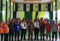 BPBD Tanggamus usai melaksanakan program SMART yang digelar di Gedung NU Gisting, Selasa 12 Agustus 2025 | Herdi/Media Prioritastv.com.