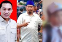 Kolase foto Ketua Komisi IV DPRD Tanggamus Romzi Edy, Tokoh Masyarakat Kelumbayan Barat, Muzani dan pelajar yang videonya viral mengalami kekerasan verbal di SDN 1 Lengkukai, Kelumbayan Barat, Tanggamus | Ist.