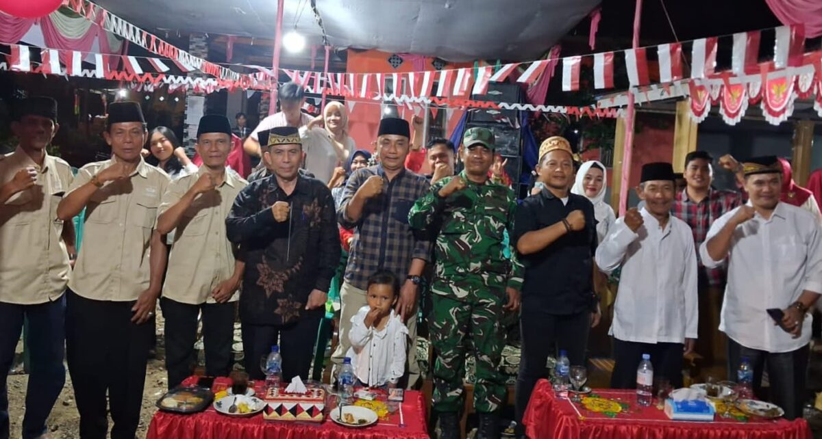 Kemeriahan perayaan HUT 142 Pekon Kagungan, Kota Agung Timur bertepatan dengan HUT 80 RI, Senin 18 Agustus 2025, malam | Ist.