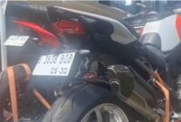 Ducati Multistrada disita KPK dalam OTT Wamenaker Immanuel Ebenezer saat berada di gedung KPK, Kamis 21 Agustus 2025 |