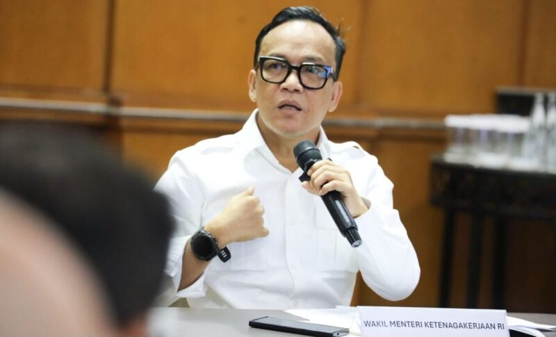 Wakil Menteri Tenaga Kerja (Wamenaker) Immanuel Ebenezer | Dok.