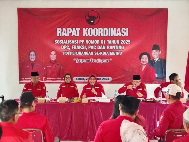 
					PDI-P Metro Gelar Pleno, Jaring Tiga Kader Potensial untuk Pimpinan DPD