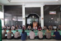 Kegiatan Doa bersama di Masjid Hidayatullah Polres Tanggamus, Sabtu 30 Agustus 2025 | Dok. Humas Polres Tanggamus.